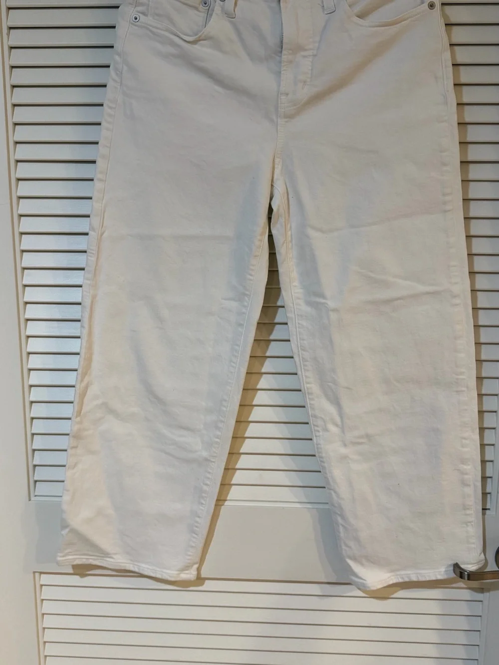 Madewell White Straight-Leg Jeans - Picture 4 of 7